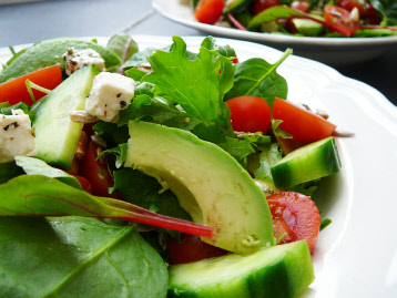 Salade met avocado